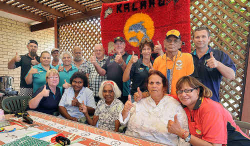 Kalang Respite Care Centre manager Del Howden (front right) with staff and elders, giving the thumbs-up to a $1.8 million grant. Kalang Respite Care Centre manager Del Howden (front right) with staff and elders, giving the thumbs-up to a $1.8 million grant.